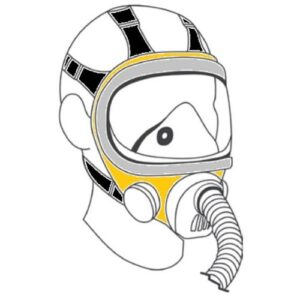 Máscara de Proteção Respiratória Facial Completa
