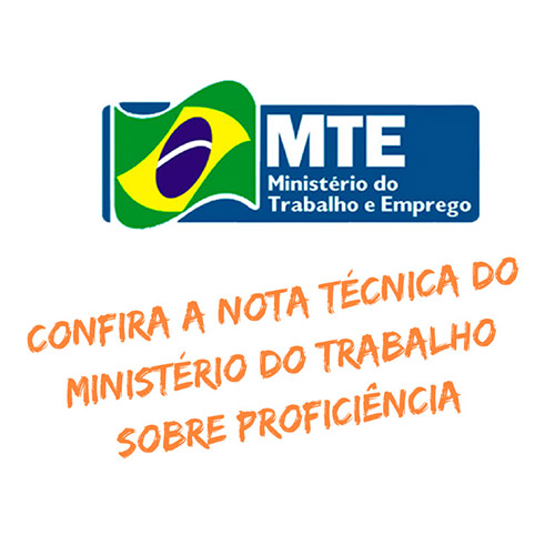 Nota técnica do Ministério do Trabalho - Proficiência